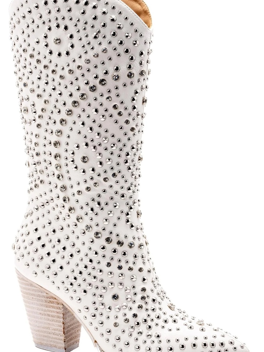 Corkys White Studded Western Boot